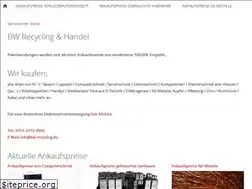 Sites similar to bw-recycling.de