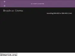 Sites similar to bwaycinema.com