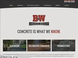 Sites similar to bwconcrete.com