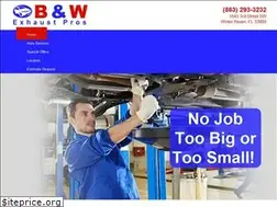 Sites similar to bwexhaustpro.com
