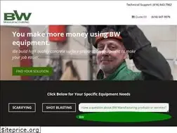 Sites similar to bwmanufacturing.com