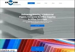 Sites similar to bwwilson.com