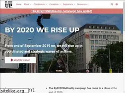 Sites similar to by2020weriseup.net