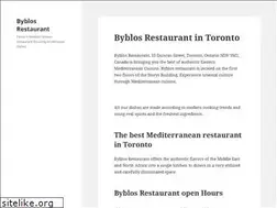 Sites similar to byblos-restaurant.com