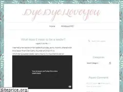 Sites similar to byebyeiloveyou.com