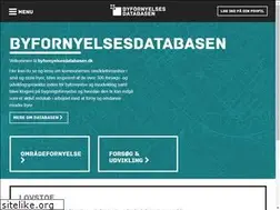 Sites similar to byfornyelsesdatabasen.dk
