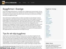 Sites similar to byggfirmorna.se