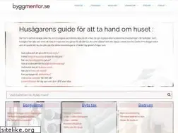 Sites similar to byggmentor.se