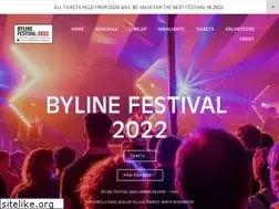 Sites similar to bylinefestival.com