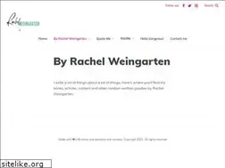 Sites similar to byrachelweingarten.com