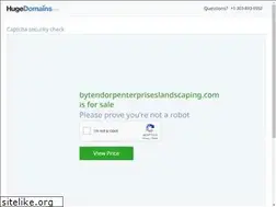 Sites similar to bytendorpenterpriseslandscaping.com