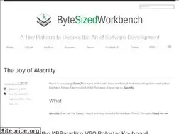 Sites similar to bytesizedworkbench.com