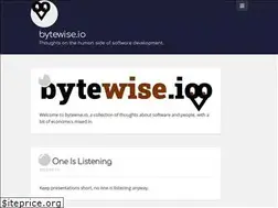 Sites similar to bytewise.io