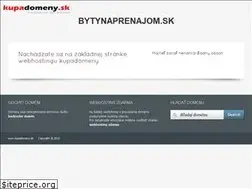 Sites similar to bytynaprenajom.sk