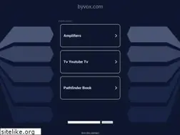 Sites similar to byvox.com