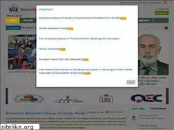 Sites similar to bzu.edu.pk