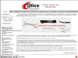 Sites similar to c-alice.org