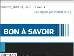 Sites similar to c-bon-a-savoir.fr