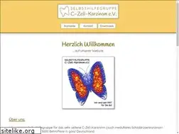 Sites similar to c-zell-karzinom-online.de