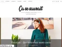 Sites similar to ca-se-saurait.fr
