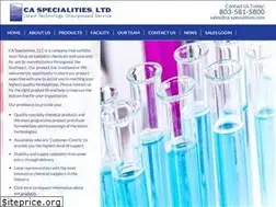 Sites similar to ca-specialities.com