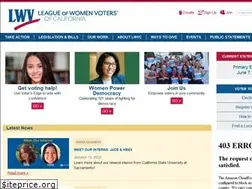 Sites similar to ca.lwv.org