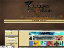 Sites similar to caballerosdecalradia.net