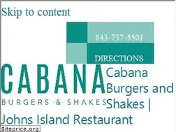 Sites similar to cabanaburgers.com