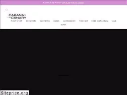 Sites similar to cabanacanary.com