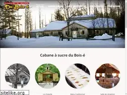 Sites similar to cabaneasucreduboise.com