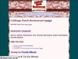 Sites similar to cabbagepatchrestaurant.com