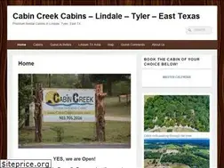 Sites similar to cabincreeklindale.com