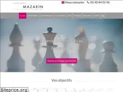 Sites similar to cabinetmazarin.com