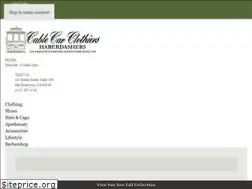 Sites similar to cablecarclothiers.com