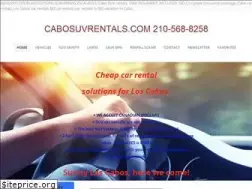 Sites similar to cabosuvrentals.com