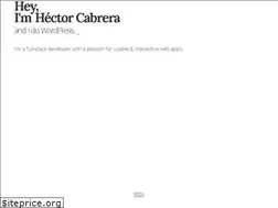 Sites similar to cabrerahector.com