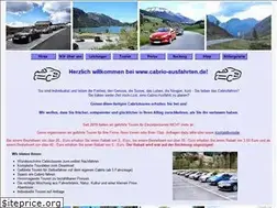 Sites similar to cabrio-ausfahrten.de
