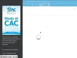 Sites similar to cac.edu.au