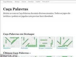 Sites similar to cacapalavras.com.br