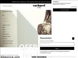 Sites similar to cacharel-parfums.com