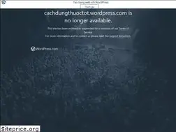 Sites similar to cachdungthuoctot.wordpress.com