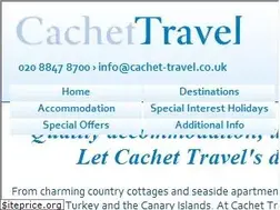 Sites similar to cachet-travel.co.uk