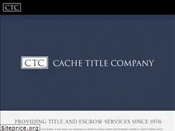 Sites similar to cachetitle.com