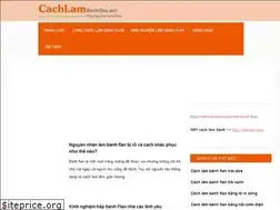 Sites similar to cachlambanhflan.net