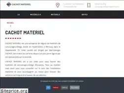 Sites similar to cachot-materiel.com