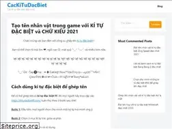 Sites similar to cackitudacbiet.com