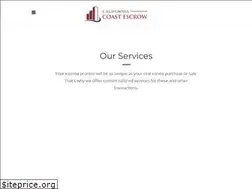 Sites similar to cacoastescrow.com