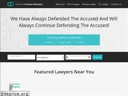 Sites similar to cacriminaldefenders.com