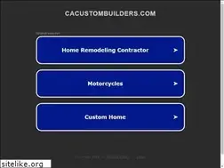 Sites similar to cacustombuilders.com