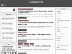 Sites similar to cacustomerservicenumbers.com